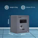 Durovault Bhima | WiFi Locker | Jewelry Safe | 59 Ltrs