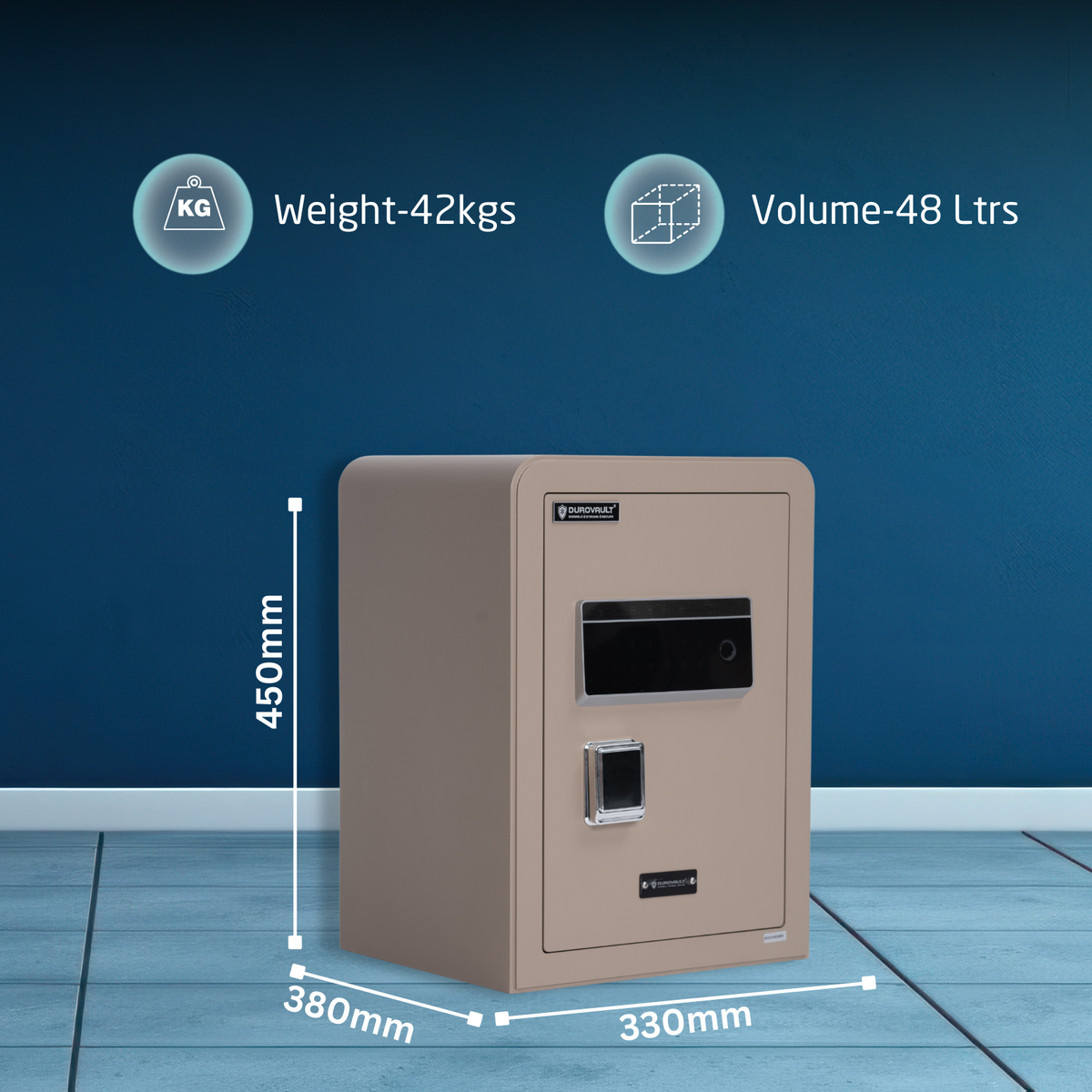 Durovault Bhima | WiFi Locker | Jewelry Safe | 59 Ltrs