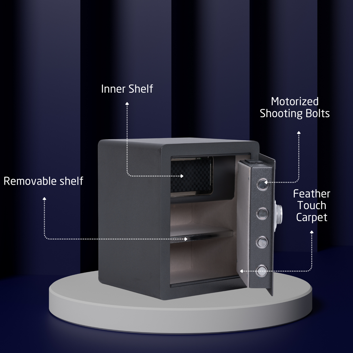 Durovault Shakthi | Bio Metric and Digital Locker for home | 45 Ltrs